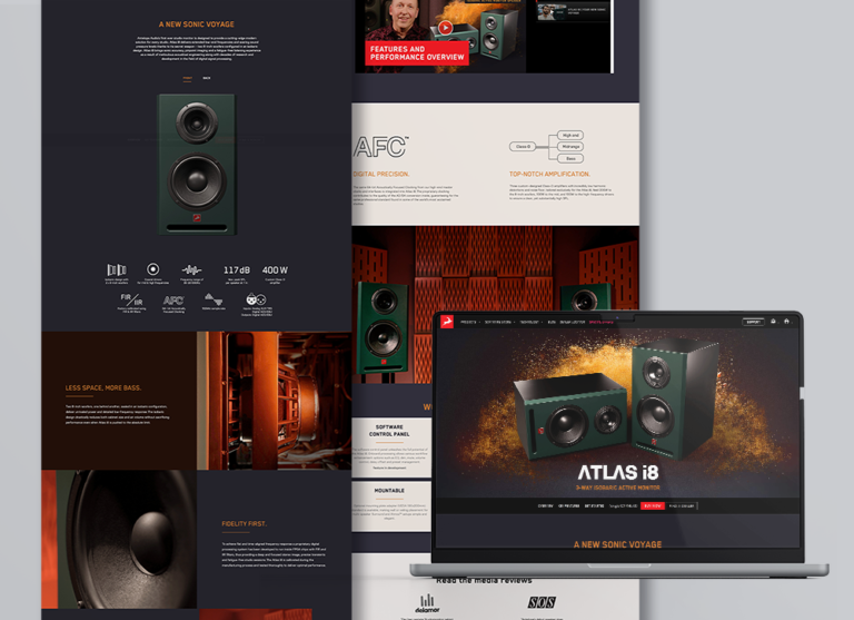 Product web page & Key visual