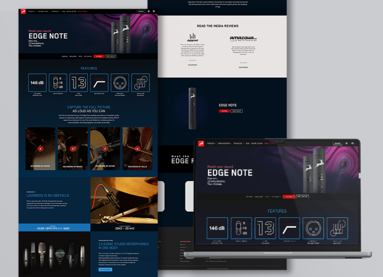 Product web page & Iconography