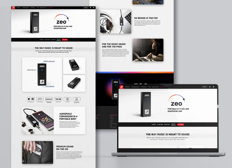 Product web page & Iconography